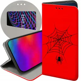 etui-z-klapka-do-oppo-find-x5-wzory-pajak-spider-pajeczyna-futeral-case