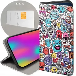 etui-do-alcatel-1s-2021-3l-2021-wzory-doodle-zwierzeta-potwory-rysunki