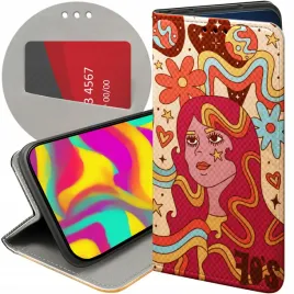 etui-z-klapka-do-motorola-one-wzory-hippie-peace-hippisi-futeral-pokrowiec