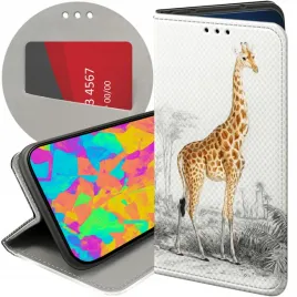 etui-z-klapka-do-motorola-moto-g60-wzory-zyrafa
