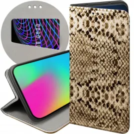 etui-z-klapka-do-motorola-one-wzory-waz-skora-weza-snake-futeral-pokrowiec