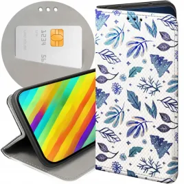etui-z-klapka-do-motorola-one-wzory-zima-snieg-sniezynki-winter-futeral