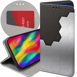etui-do-samsung-galaxy-m51-wzory-szare-metallic