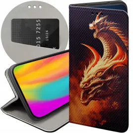 etui-z-klapka-do-huawei-p9-wzory-smoki-futeral