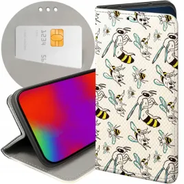 etui-z-klapka-do-xiaomi-redmi-10a-wzory-owady-motyle-pszczolki-futeral-case