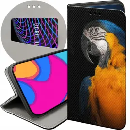 etui-do-samsung-galaxy-m51-wzory-papuga-papuzka