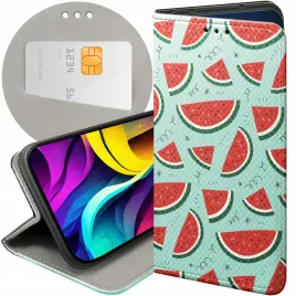 etui-z-klapka-do-xiaomi-redmi-9-wzory-owoce-arbuz-ananas-cytryny-futeral