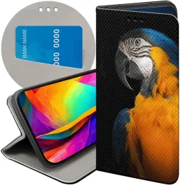 etui-z-klapka-do-xiaomi-redmi-9-wzory-papuga-papuzka-tukan-futeral-case