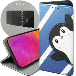 etui-z-klapka-do-huawei-y7-2019-wzory-pingwinek-pingwin-happy-feet-futeral