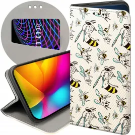 etui-z-klapka-do-motorola-one-wzory-owady-motyle-pszczolki-futeral-case