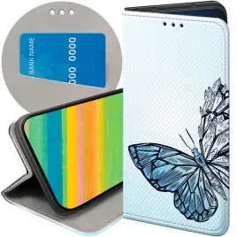 etui-z-klapka-do-motorola-one-wzory-motyle-butterfly-barwne-futeral-case
