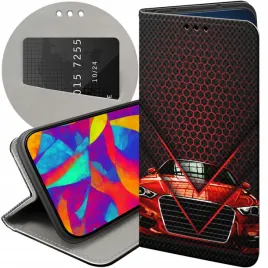 etui-z-klapka-do-huawei-y7-2019-wzory-auto-motor-pojazdy-samochody-futeral