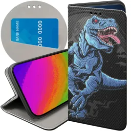 etui-z-klapka-do-motorola-moto-g60-wzory-dinozaury