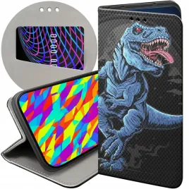 etui-do-samsung-galaxy-m51-wzory-dinozaury-futeral