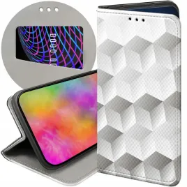 etui-z-klapka-do-motorola-one-wzory-3d-geometryczne-iluzja-futeral-case