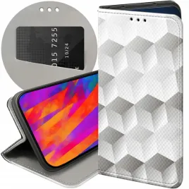 etui-z-klapka-do-xiaomi-redmi-9-wzory-3d-geometryczne-iluzja-futeral-case
