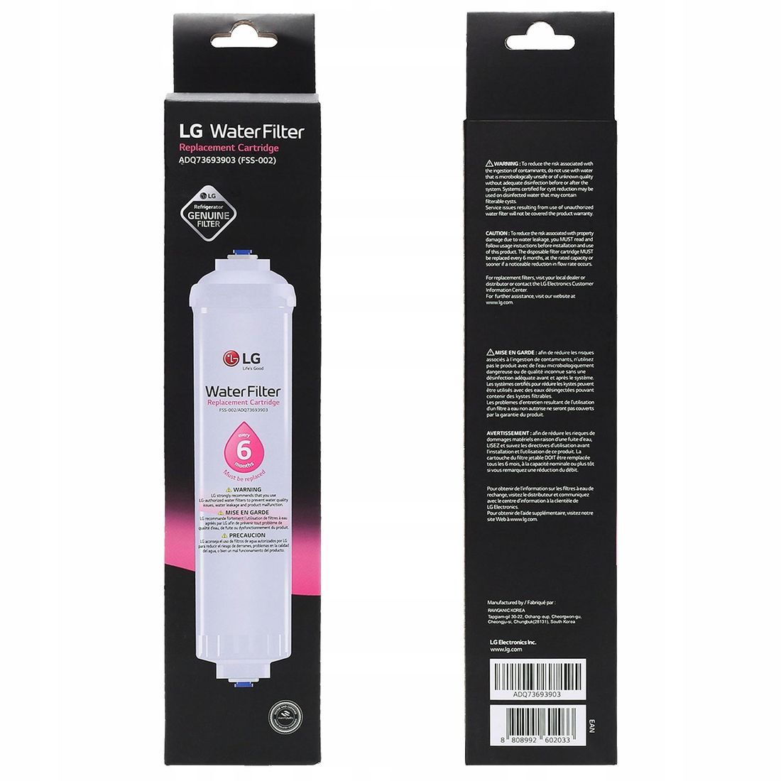 Filtr wody do lodówki LG Side by Side oryginalny - ERLI.pl