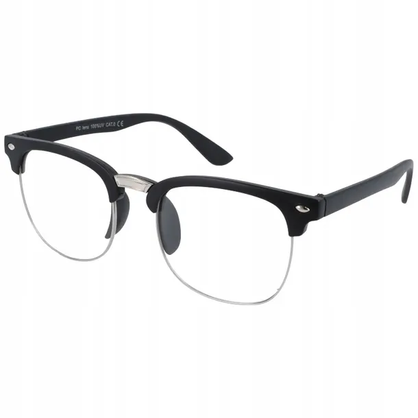 okulary-zerowki-nerdy-kujonki-czarne-stan-nowy