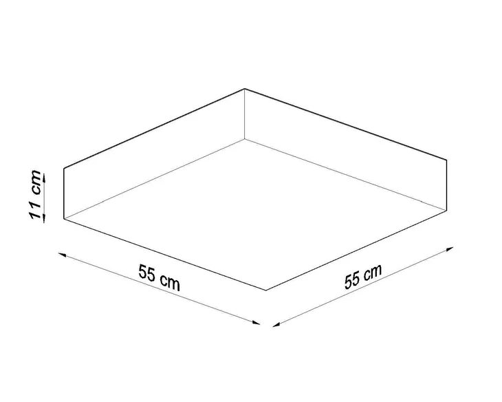 plafon-horus-55-bialy-ksztalt-kwadratowy
