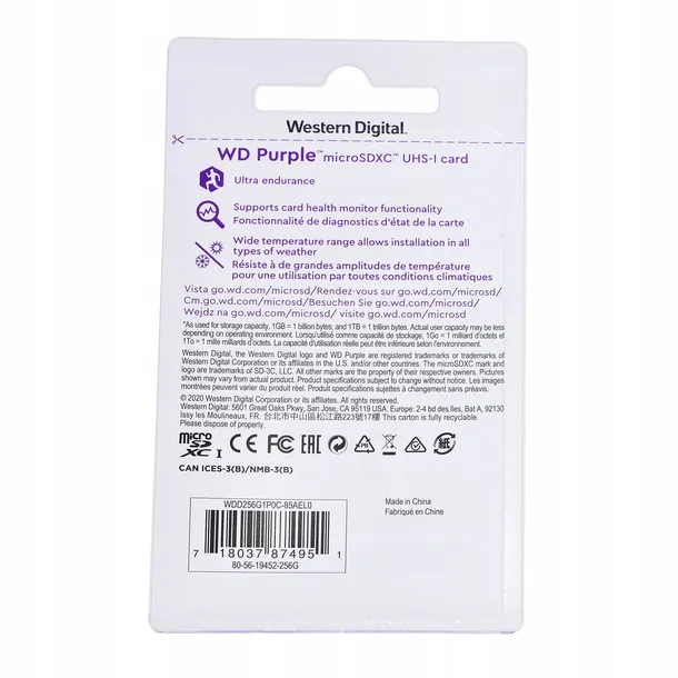 karta-microsd-western-digital-qd101-256-gb-pojemnosc-256-gb