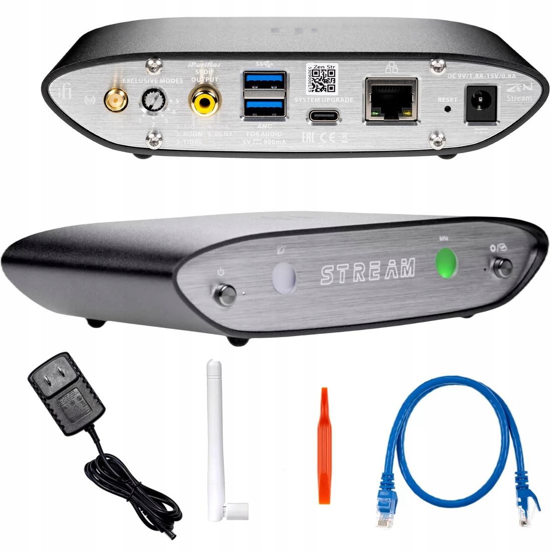 IFI AUDIO ZEN Stream odtwarzacz sieciowy transport cyfrowy Tidal ROON ...