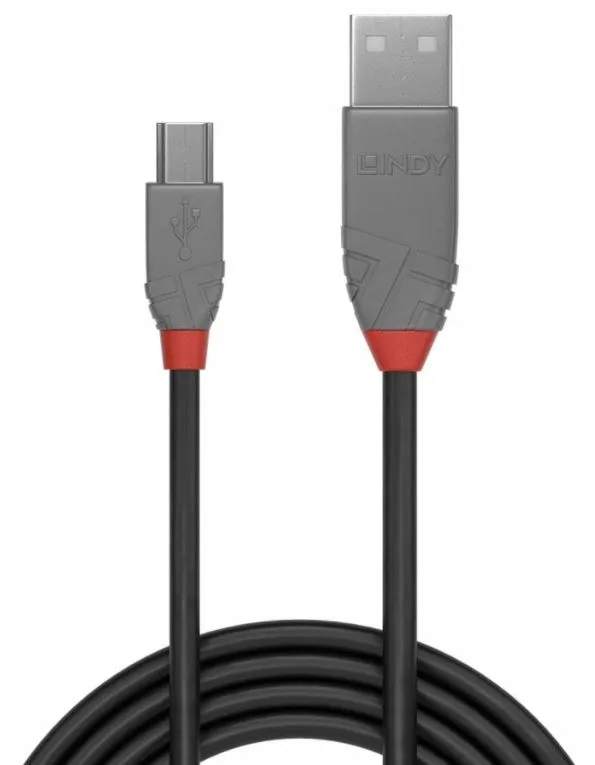 kabel-usb-2-0-typ-a-mini-b-lindy-36723-2m-anthra-stan-nowy