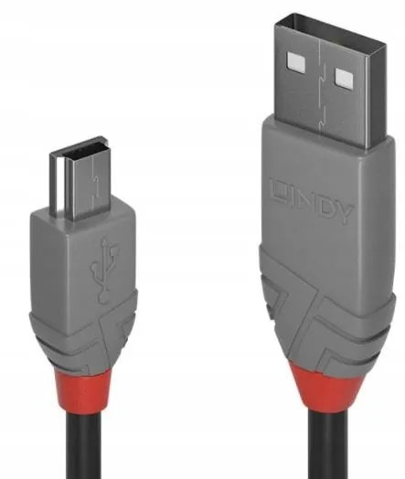 kabel-usb-2-0-typ-a-mini-b-lindy-36724-3m-anthra