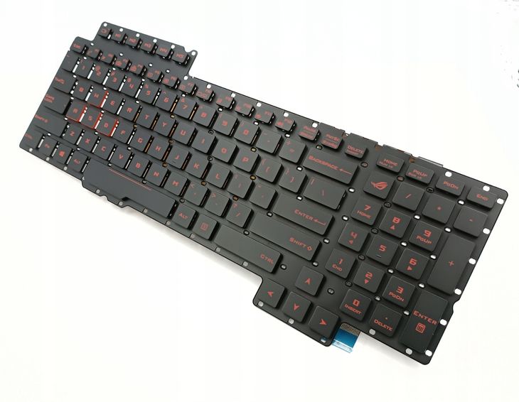 ﻿KLAWIATURA DO ASUS ROG G752 G752VS G752VT G752VY G752VL G752VM PODŚWIETLANA