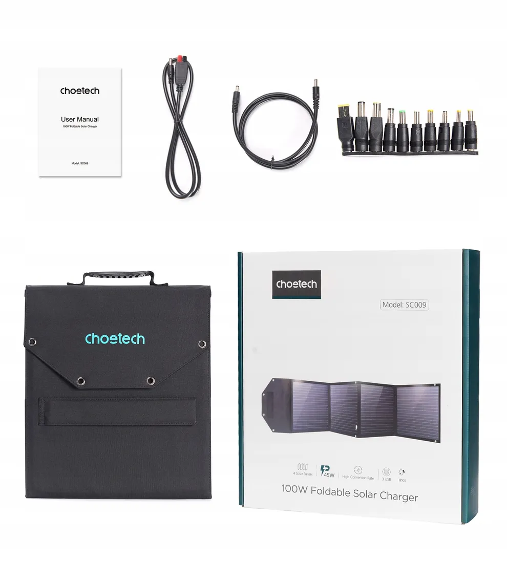 choetech-ladowarka-solarna-100w-usb-c-2x-usb-pd-marka-choetech
