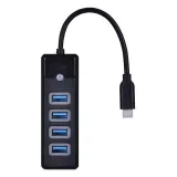 adapter-hub-usb-c-do-4xusb-3-0-orico-5gbps-15cm-waga-z-opakowaniem-0-15-kg
