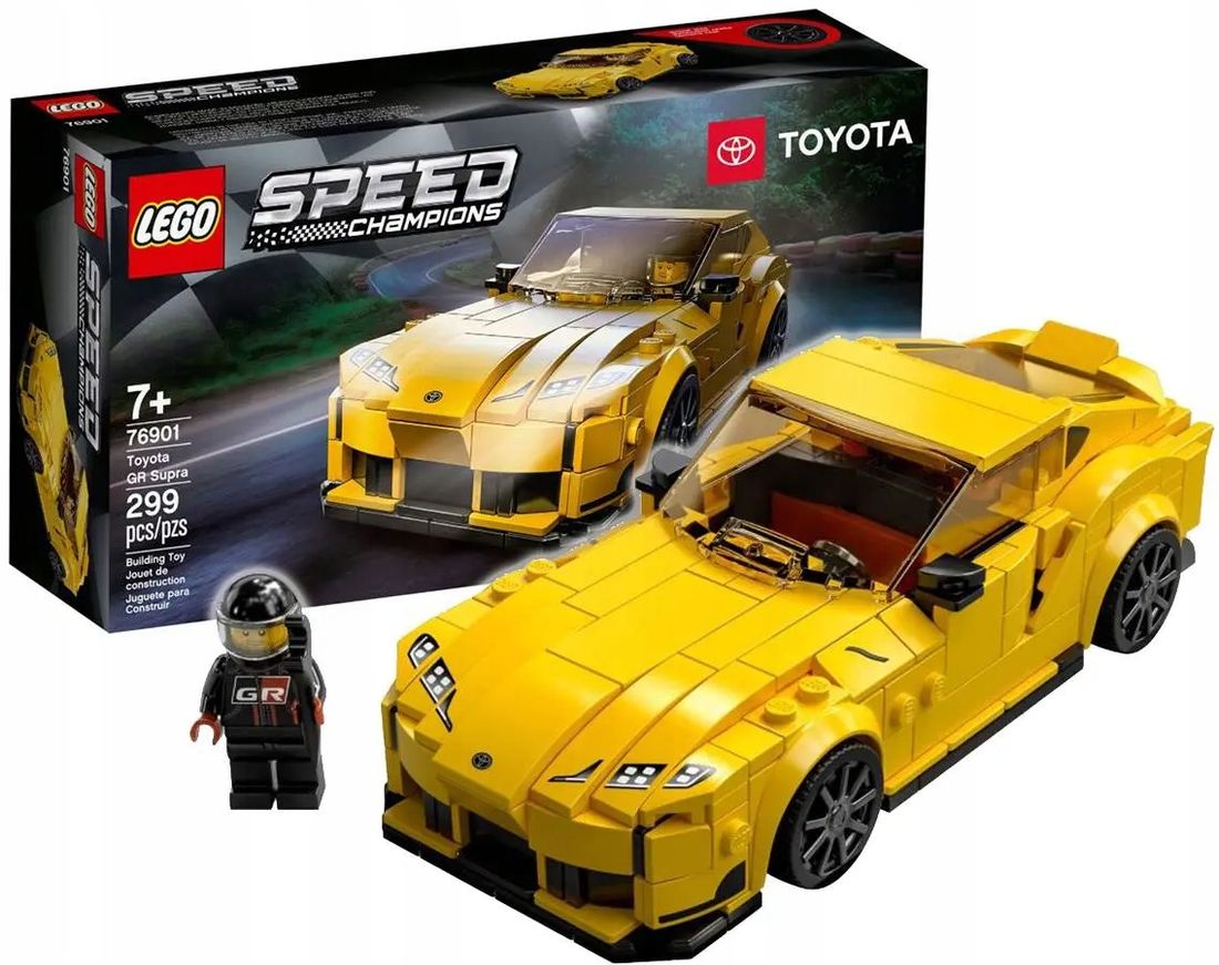 LEGO Speed Champions Toyota GR Supra Zestaw Klocki 76901 - ERLI.pl