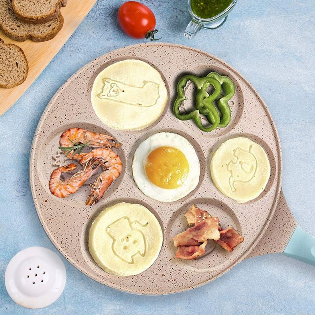 PATELNIA DO NALESNIKOW DO PANCAKES PLACKI PANCAKE jajka ERLI.pl