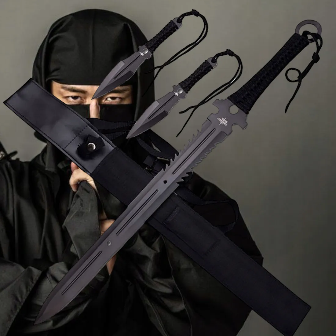 セット KATANA FUDE＆NANAME FUDE＆HANEN FUDE Shinden Fudo Ryu | Miecze Katana produkowane ręcznie na