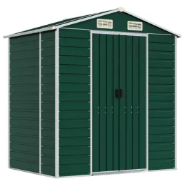 szopa-ogrodowa-zielona-191x130x198-cm-stal-galwanizowana