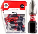 bit-shockwave-cd-ph-2-25mm-25szt-milwaukee-prezent-dla-majsterkowicza