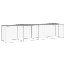 klatka-dla-kurczat-z-dachem-jasnoszara-403x98x90-cm-stal