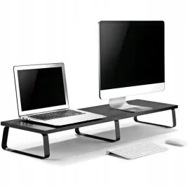podstawka-polka-pod-monitory-szeroka-solidna-czarna-mozos-dual-riser-s