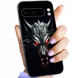 etui-do-google-pixel-8-pro-wzory-wiedzmin-witcher-bialy-wilk-dziki-gon