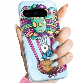 etui-do-google-pixel-8-pro-wzory-wielkanoc-jajko-krolik-koszyk-obudowa-case