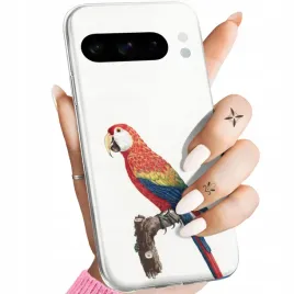 etui-do-google-pixel-8-pro-wzory-ptaki-ptak-papuga-koliber-obudowa-case