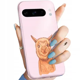 etui-do-google-pixel-8-pro-wzory-lama-alpaka-andy-obudowa-pokrowiec-case