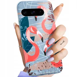 etui-do-google-pixel-8-pro-wzory-flaming-flamingi-ptaki-obudowa-pokrowiec