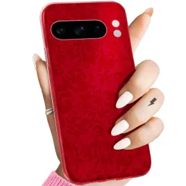 etui-do-google-pixel-8-pro-wzory-czerwone-serca-roze-obudowa-pokrowiec-case