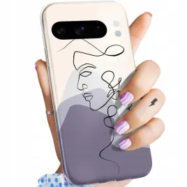 etui-do-google-pixel-8-pro-wzory-continuous-line-art-kreska-linie-obudowa