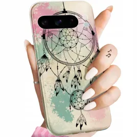 etui-do-google-pixel-8-pro-wzory-boho-lapacz-snow-piora-obudowa-pokrowiec