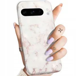 etui-do-google-pixel-8-pro-wzory-biale-kamien-ksztalty-obudowa-pokrowiec