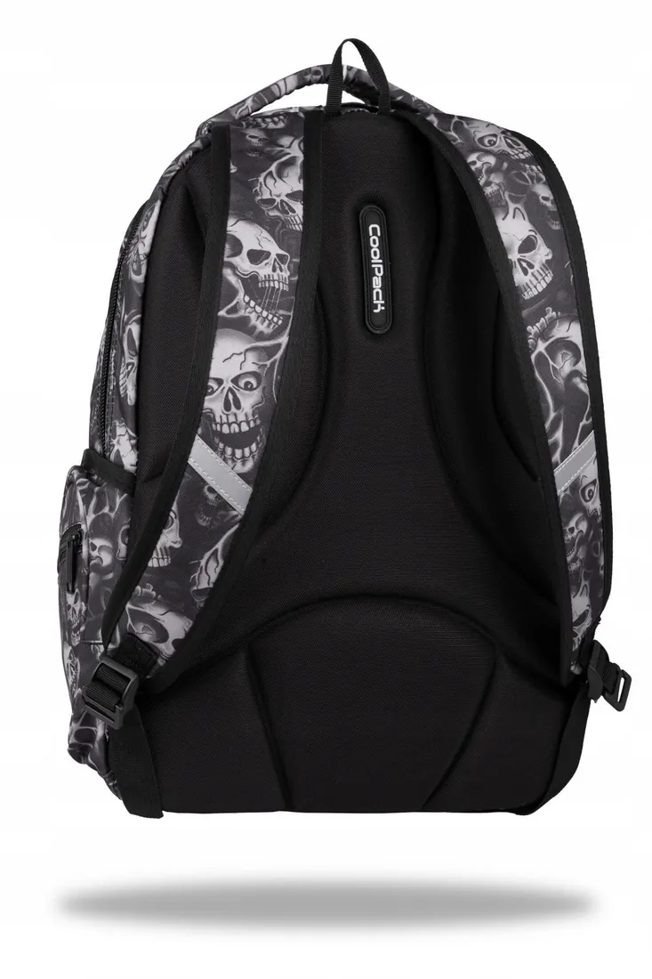 plecak-mlodziezowy-coolpack-break-squl-czaszki-czarno-szary-stan-nowy