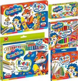 zestaw-bambino-5-elementow-24-kolory-farby-kredki-plastelina