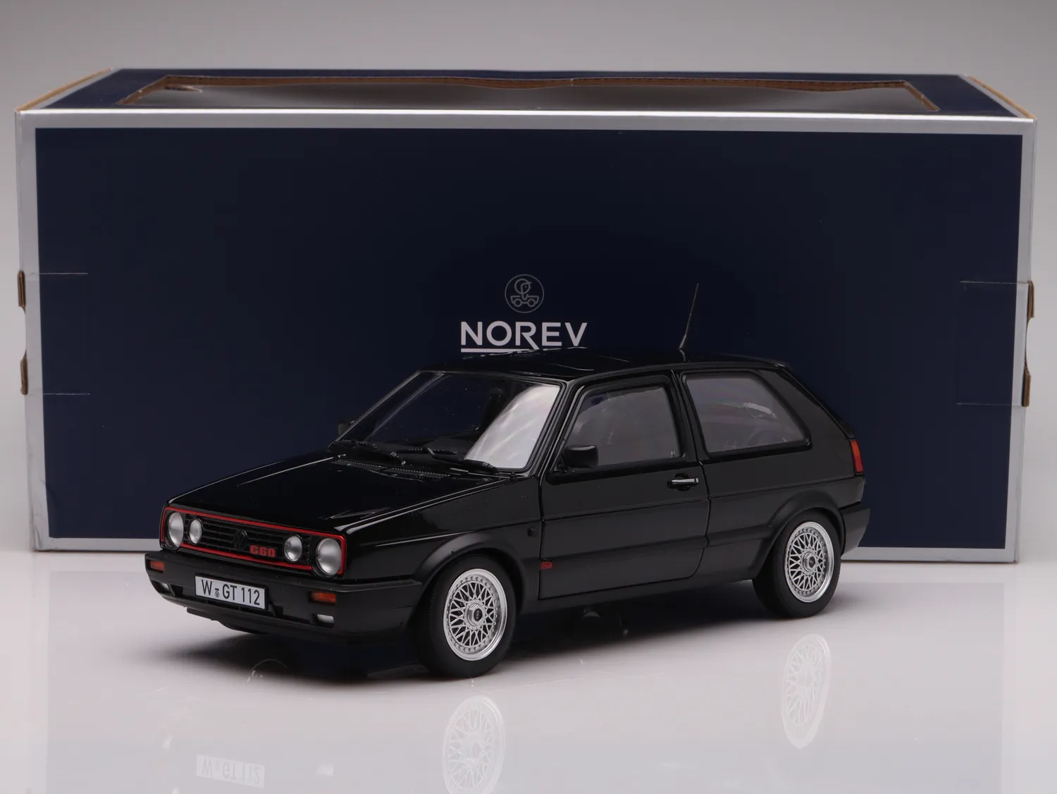 Volkswagen Golf 2 GTI G80 - 1990, black Norev 1:18 – 162818107
