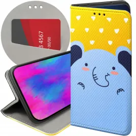 etui-z-klapka-do-samsung-galaxy-m52-5g-wzory-slon-slonie-sloniki-futeral